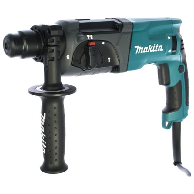 перфоратор MAKITA HR2470 780Вт 3 режима 2,4Дж + очки + перчатки + набор сверел