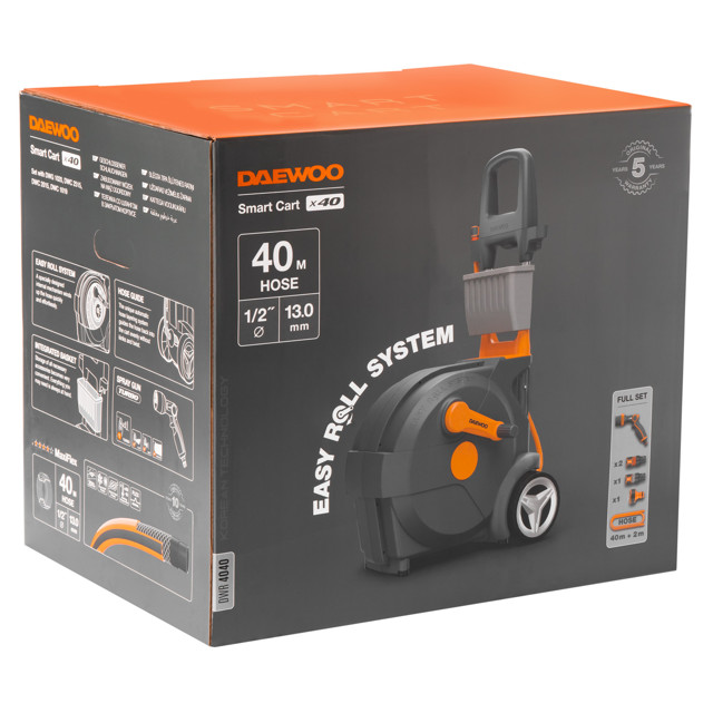 тележка со шлангом 40м Smart Cart DAEWOO DWR 4040