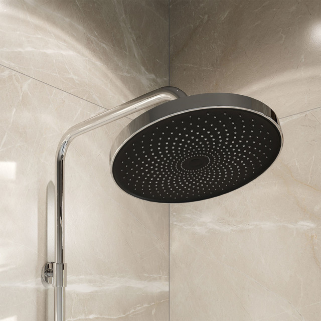 система душевая IDDIS SpaHome 260мм смеситель для ванны/душа нажимной глянцевый хром