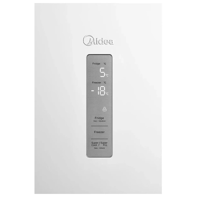 холодильник двухкамерный MIDEA MDRB470MGF01O 185х59,5х66см белый
