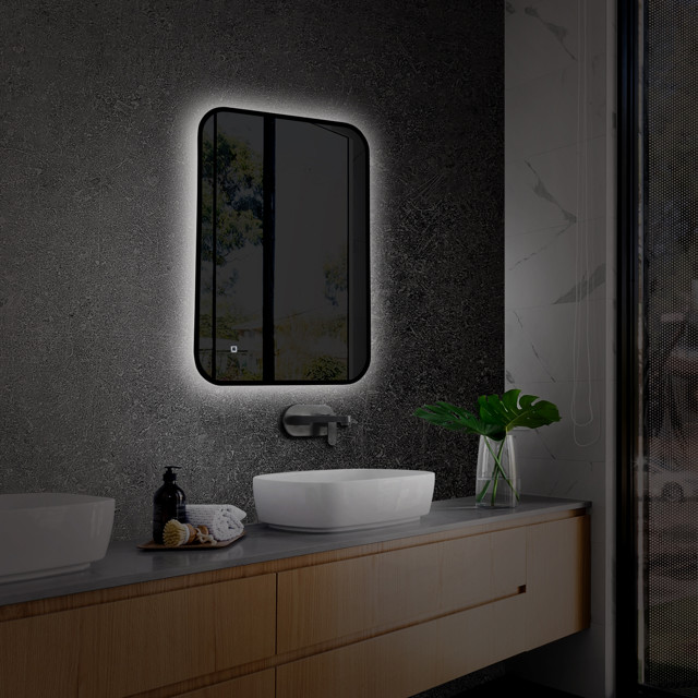 зеркало для ванной SILVER MIRRORS Incanto 55х80см открытая подсветка сенсорный выключатель гор/верт