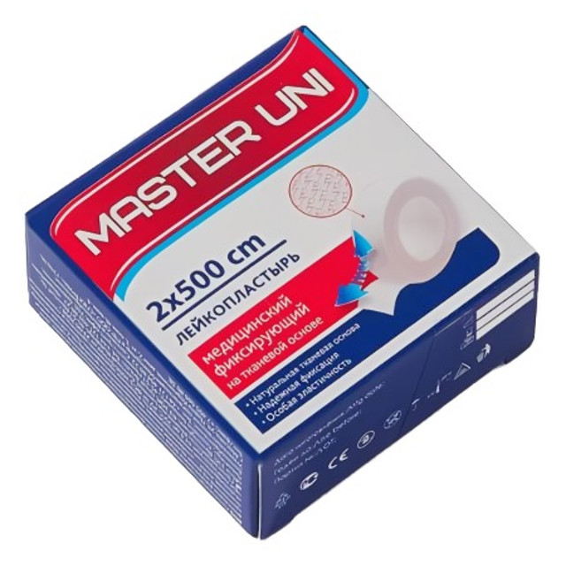 пластыри MASTER UNI 2x500см 1шт
