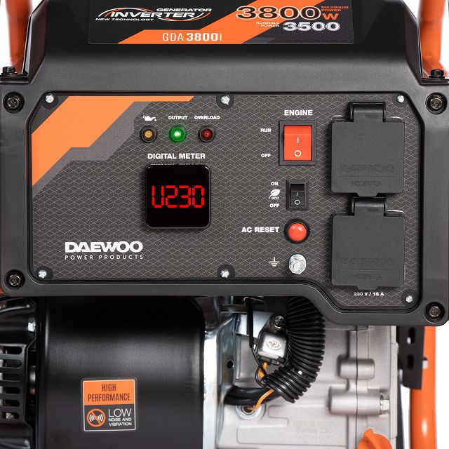 генератор инверторный DAEWOO GDA 3800i 3,5/3,8кВт 223см3