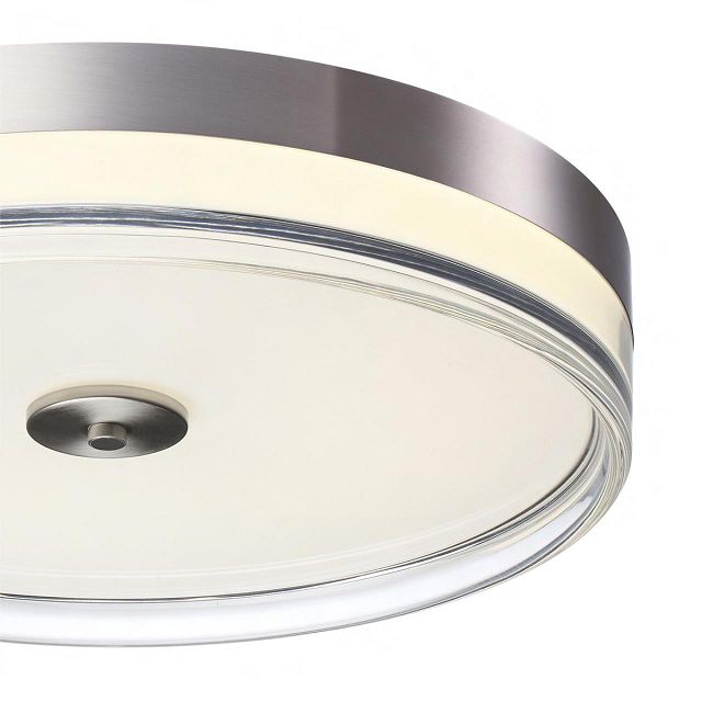 светильник настенно-потолочный SONEX Mitra LED 76Вт 4000K металл акрил никель прозрачный