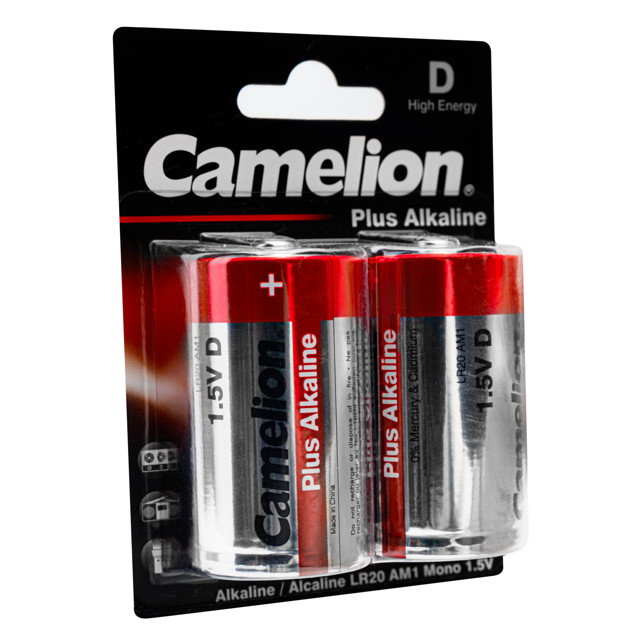 батарейка CAMELION Plus Alkaline LR20 1.5В
