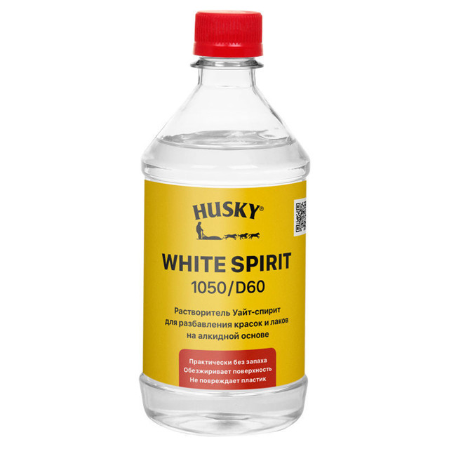 уайт-спирит высокоочищенный HUSKY WHITE SPIRIT 1050/D60  0,5л, арт.32019