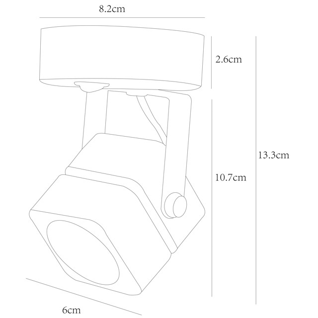 спот ARTE LAMP Misam GU10 1х50Вт IP20 черный