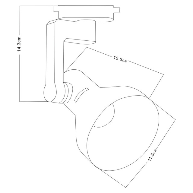 светильник трековый ARTE LAMP Nido E27 1х60Вт черный