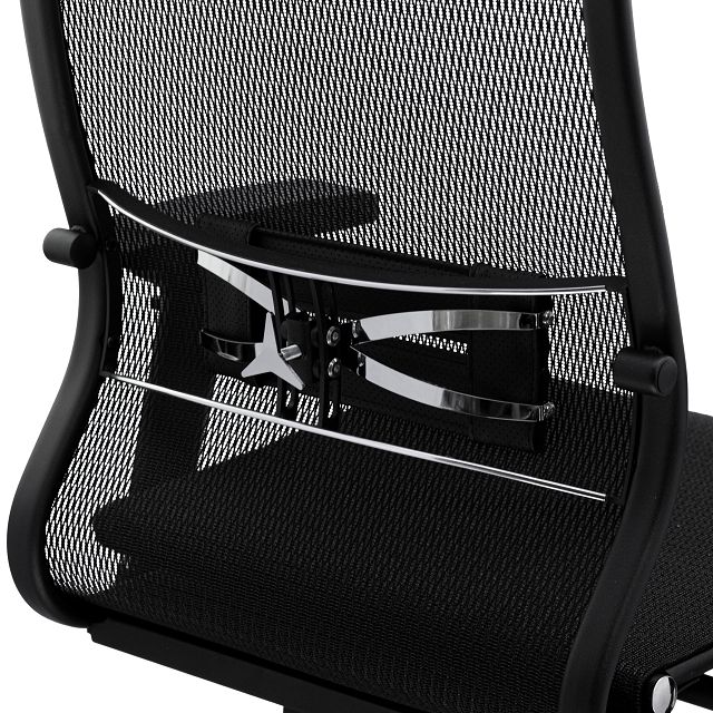 кресло офисное METTA SAMURAI Black Edition New черный сетка