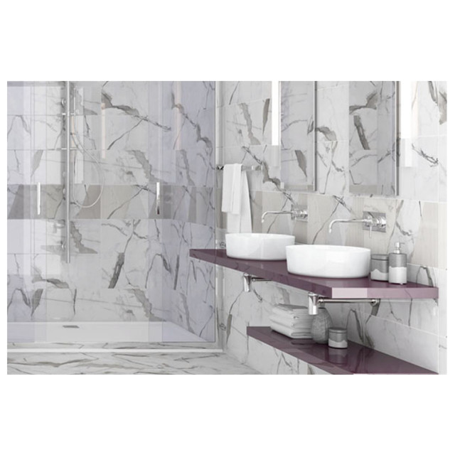 плитка напольная KERLIFE ARABESCATO Bianco 42х42 белая