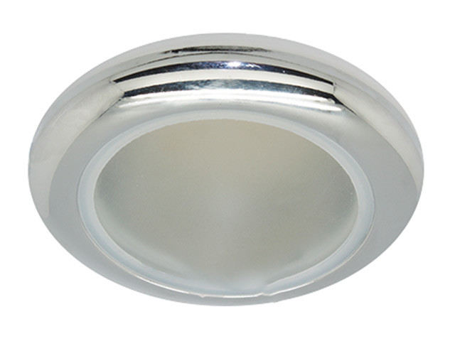 светильник встраиваемый DE FRAN Fisheye IP44 GU5.3 хром