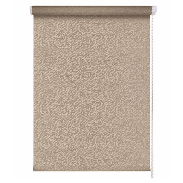 штора рулонная панорамная LEGRAND Мозаика 100х260см миндаль, арт.58093732