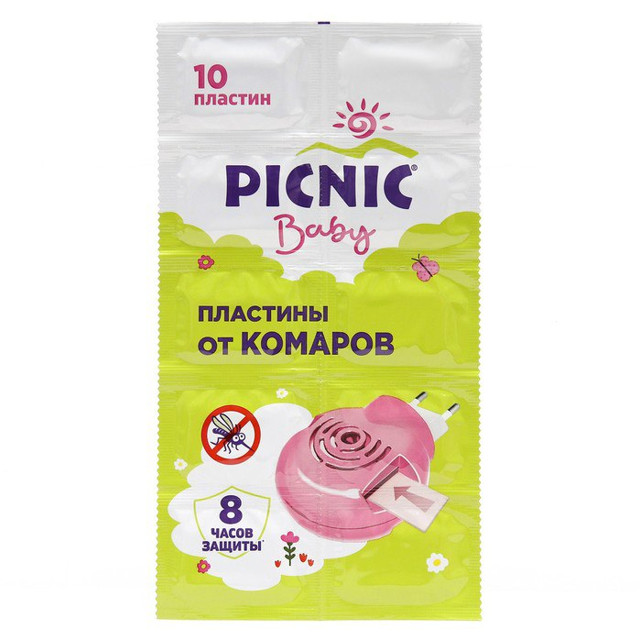 пластины PICNIC Baby от комаров 10шт