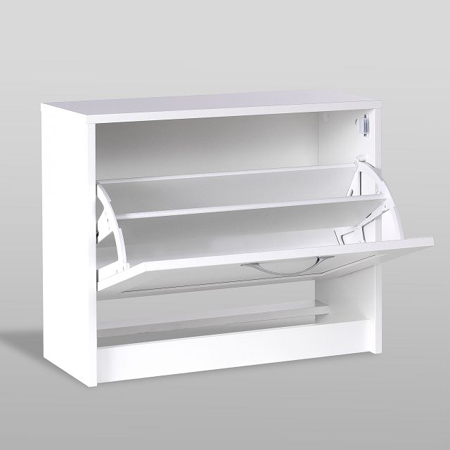 тумба для обуви СИРИУС 602x488x250мм белая ЛДСП