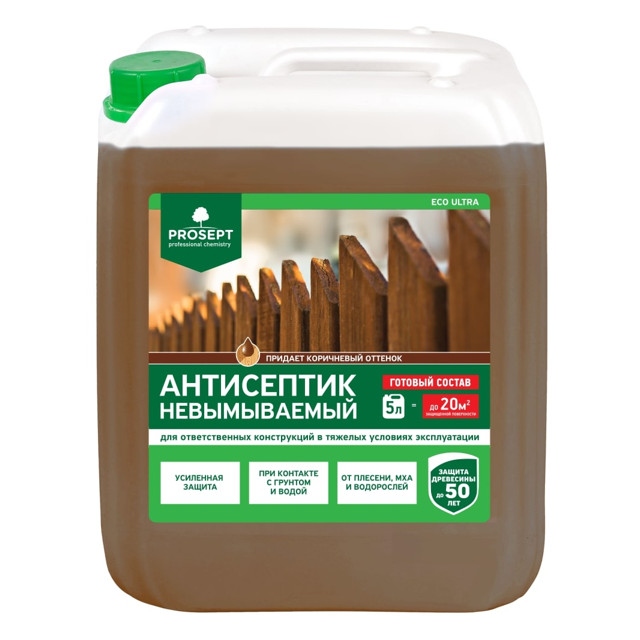 антисептик PROSEPT ECO ULTRA невымываемый  5л, арт.062-5