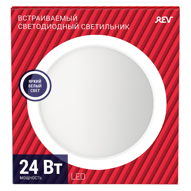 светильник встраиваемый LED REV SuperSlim 300мм 24Вт 4000К металлический