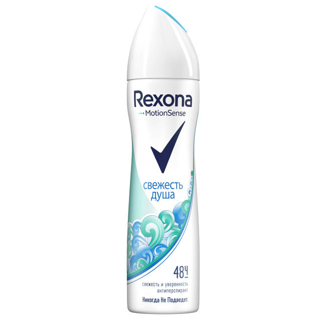 дезодорант женский REXONA Свежесть душа, 150 мл, спрей