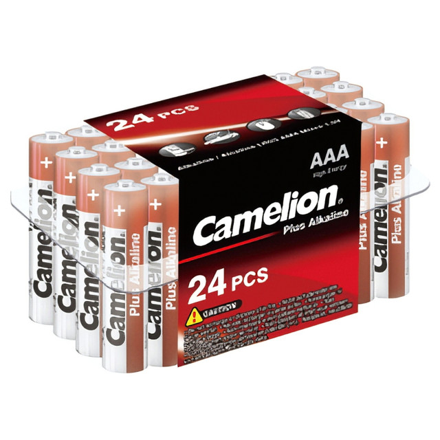 батарейка CAMELION Plus Alkaline  ААА 1.5В блистер 24 шт.