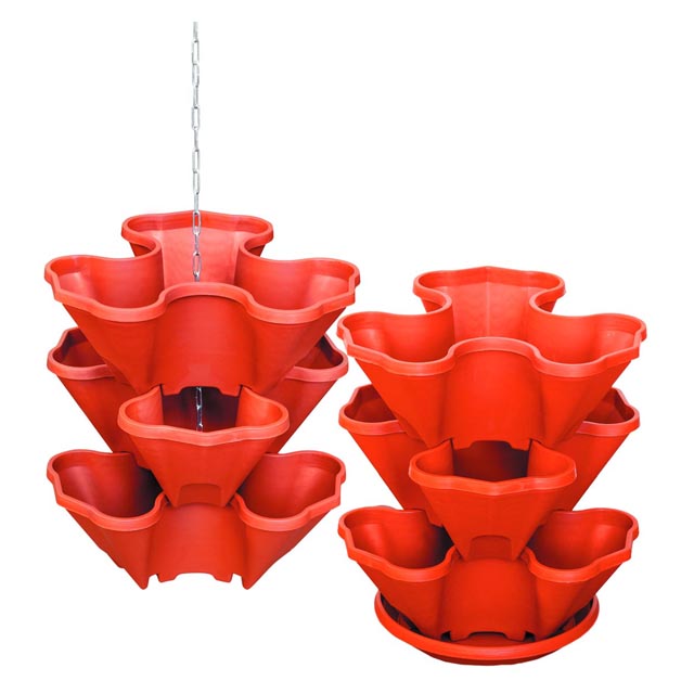 кашпо подвесное каскад для цветов 3 яруса терракот кашпо подвесное каскад для цветов 3 яруса терракот