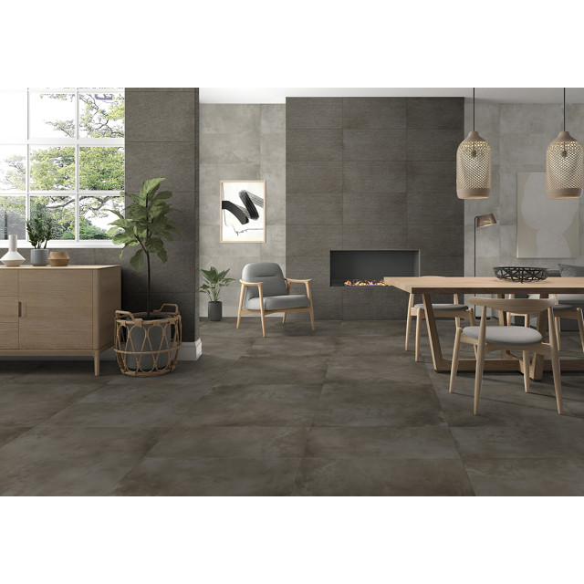 керамогранит GLOBAL TILE Onega 40x80 серый