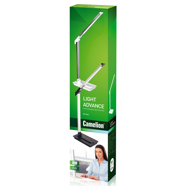 лампа настольная CAMELION LED 8Вт 6000К белый