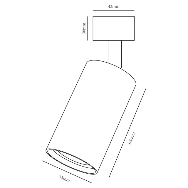 светильник трековый ARTE LAMP Ridge GU10 1х35Вт черный