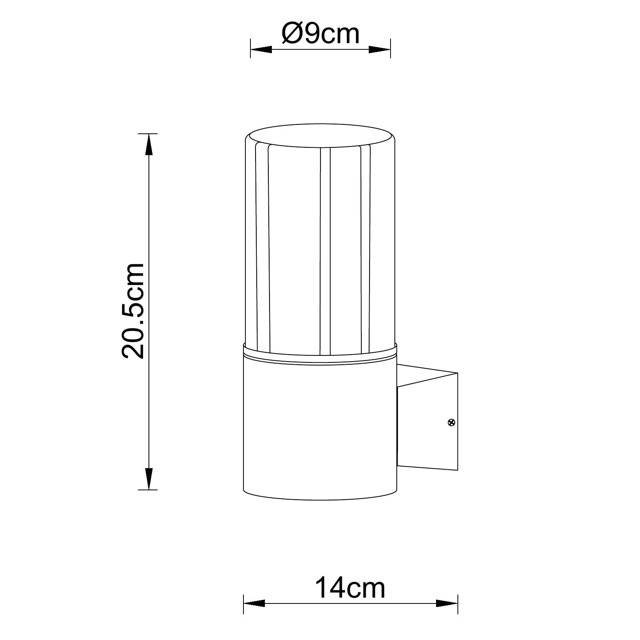 светильник уличный настенный ARTE LAMP Seginus E27 40Вт IP54 металл, стекло