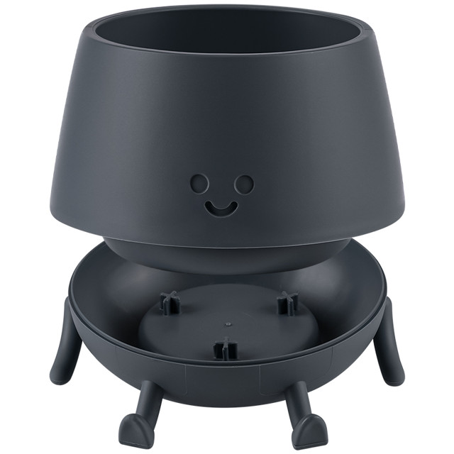 кашпо Мистер Грин 0,6л d10 антарцит кашпо Мистер Грин 0,6л d10 антарцит