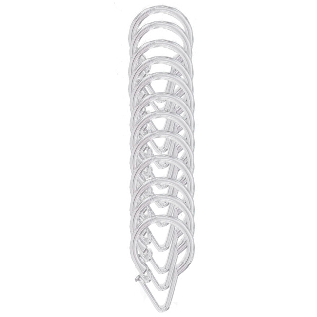 кольца для занавесок TATKRAFT Olympic 12шт пластик прозрачный