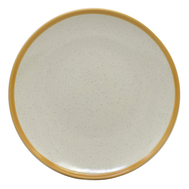 тарелка NUOVACASA Stone grey 26см обеденная керамика