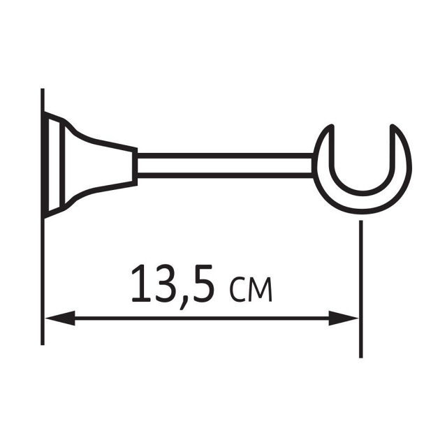 кронштейн ARTTEX 28мм 1-рядный сталь, арт.Д. 28.260.592