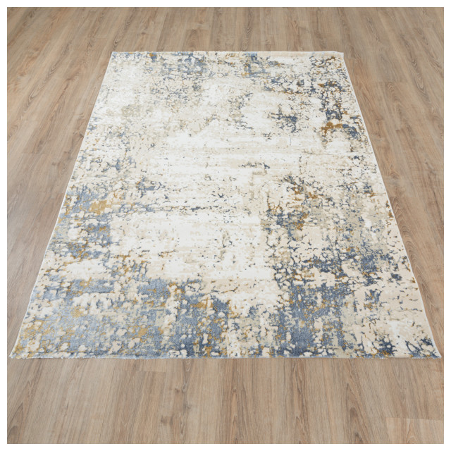 ковер UMBRIA 1600х2300мм дизайн A3699A L.BLUE/MUSTARD
