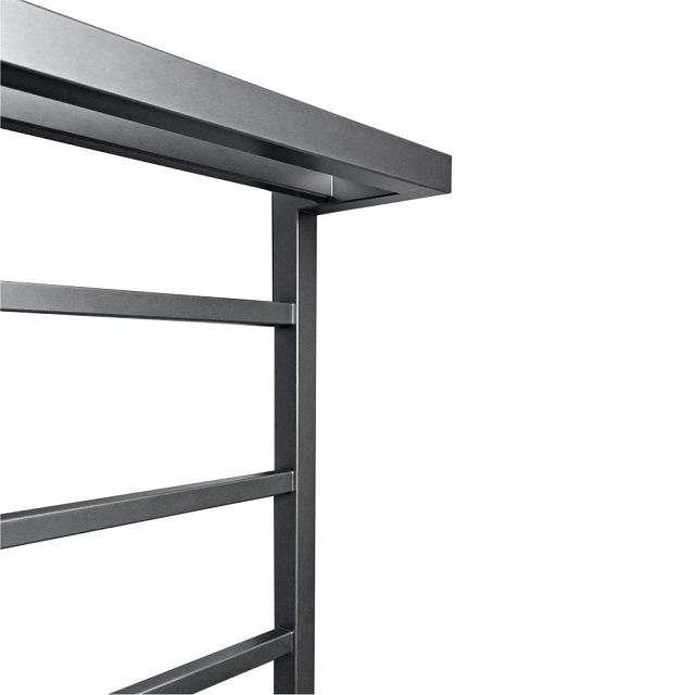 полотенцесушитель электрический INDIGO Forma 800х500мм 120Вт таймер графит металлик