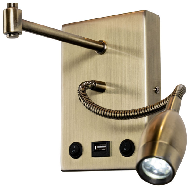бра ARTE LAMP Elba E27 1х60Вт металл античная бронза
