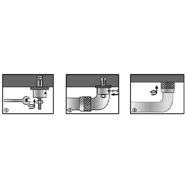 поручень для ванной комнаты WasserKRAFT 1066Black чёрный 35 см