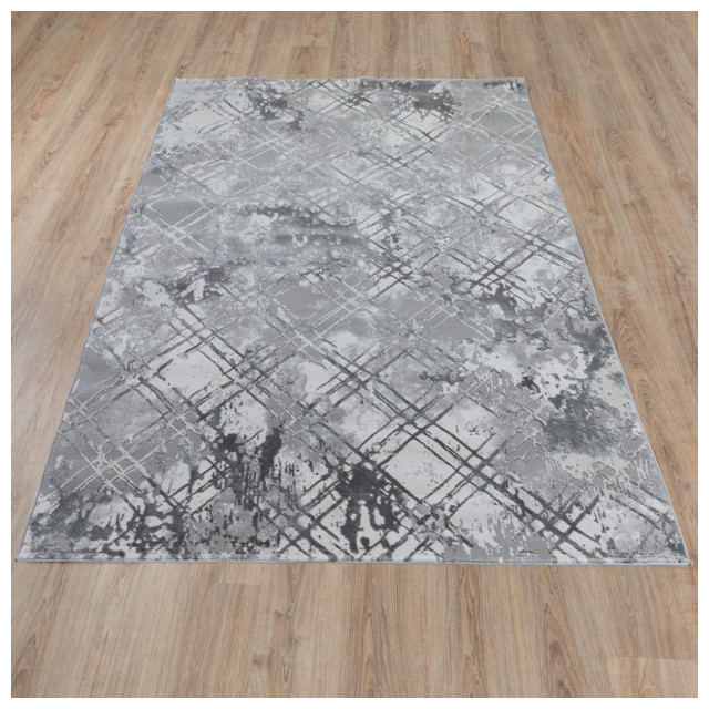 ковер JULIA 1600х2300мм дизайн A4207A GREY/D.GREY