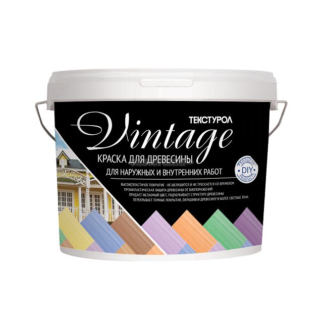 краска для древесины Текстурол Vintage, база под колеровку, 9 л