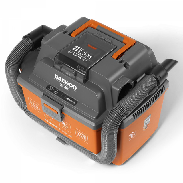пылесос аккумуляторный DAEWOO DAVC 1621Li SET 16л 210 мБар