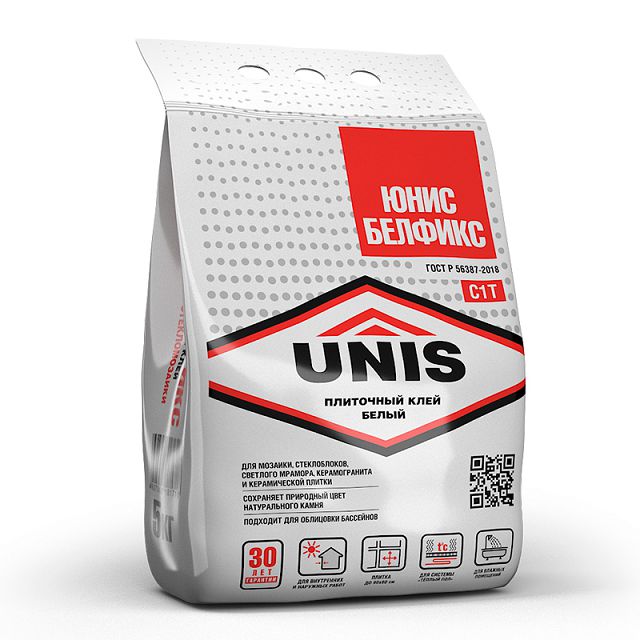 клей плиточный UNIS Белфикс 5кг