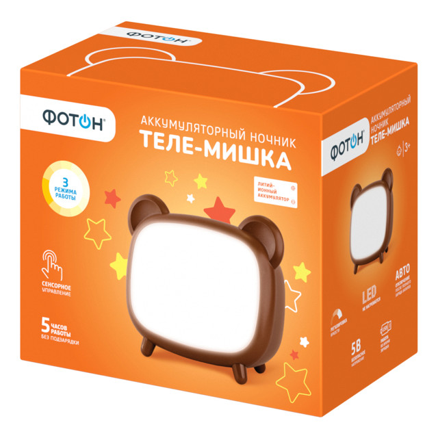 светильник ночник ФОТОН Теле-мишка аккумуляторный
