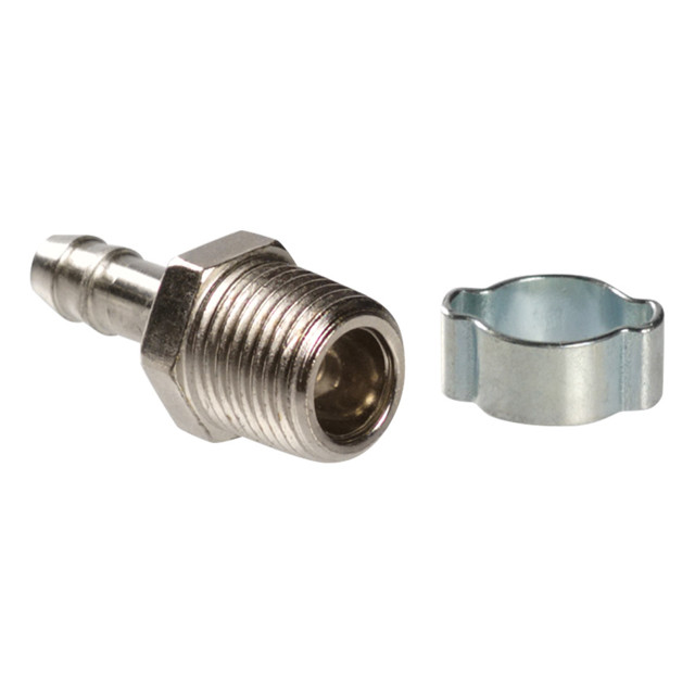 переходник FUBAG 1/4"M на елочку 6мм с обжимным кольцом 6x11мм