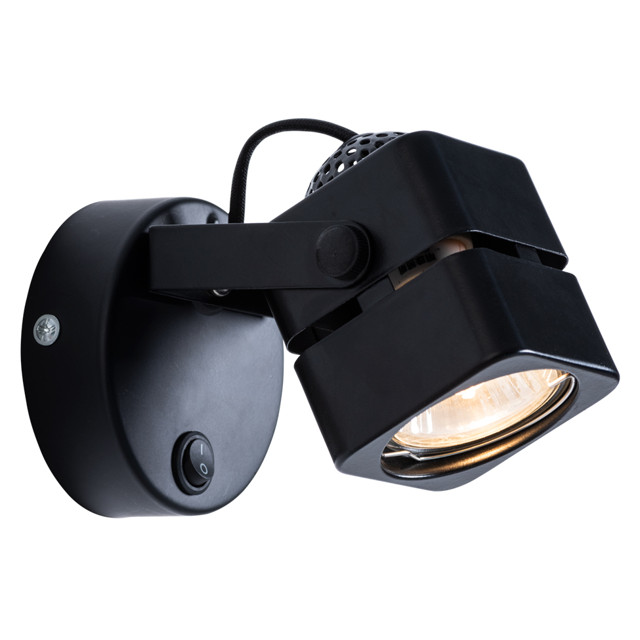 спот ARTE LAMP Misam GU10 1х50Вт IP20 черный