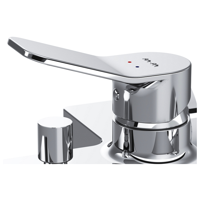 смеситель для ванны AM.PM X-Joy F85A10000 короткий излив хром