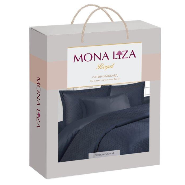 постельное белье дуэт MONA LIZA Royal сатин-жаккард 4 нав.50х70 и 70х70см дипломат, арт.5435/16