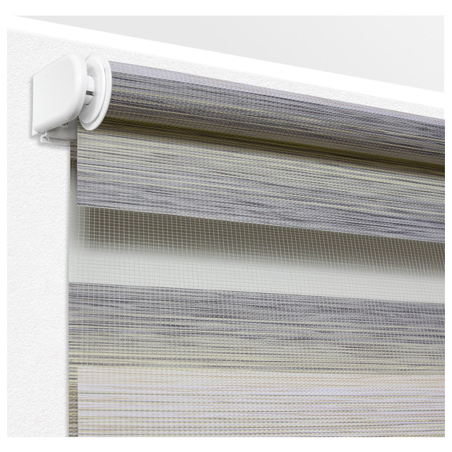 штора рулонная УЮТ Ливерпуль день/ночь 80х160см серо-голубая, арт.62.РШТО.8831.080х160