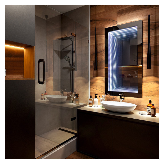 зеркало для ванной SILVER MIRRORS Галактика 60х80см LED датчик движения