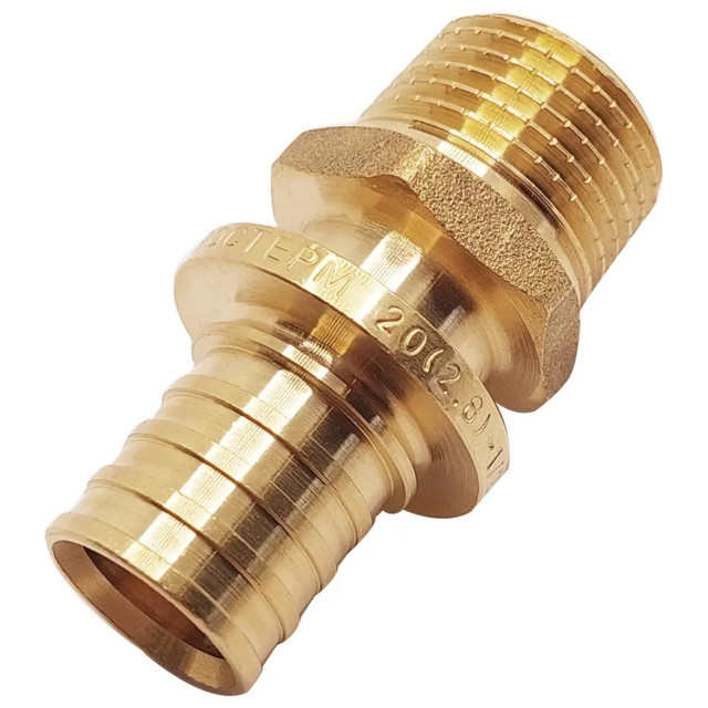 соединитель аксиальный РОСТЕРМ 20x1/2" НР латунь