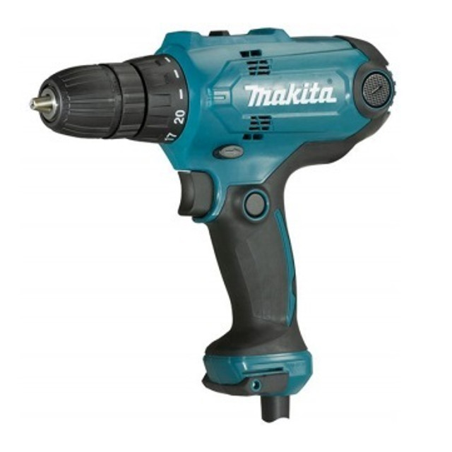 дрель-шуруповерт MAKITA DF0300 320Вт + очки + набор бит