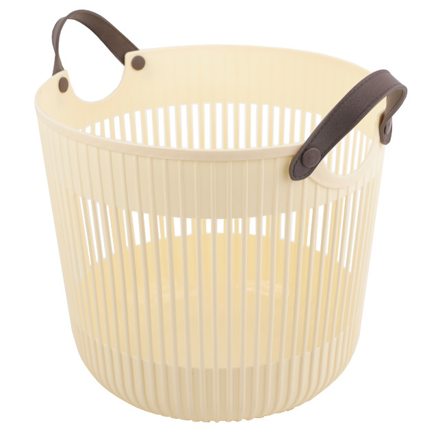 корзина TODELIA 41х41х38см 15,2л пластик, ТПР-резина белая