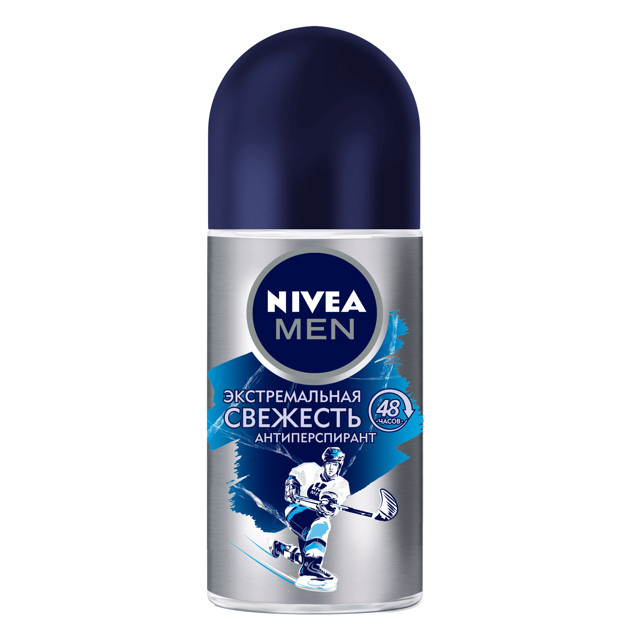 дезодорант мужской NIVEA MEN Экстремальная свежесть, 50 мл, ролик